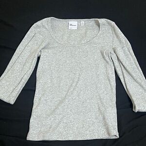 Aritzia HomeStretch Rib Scoopneck Longsleeve